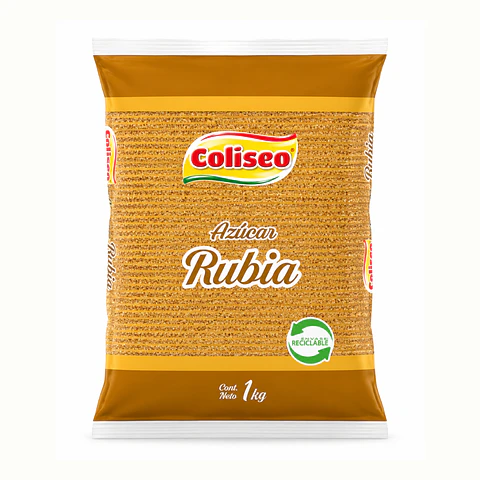 Azucar Rubia Granulada Coliseo Bolsa 1 Kg