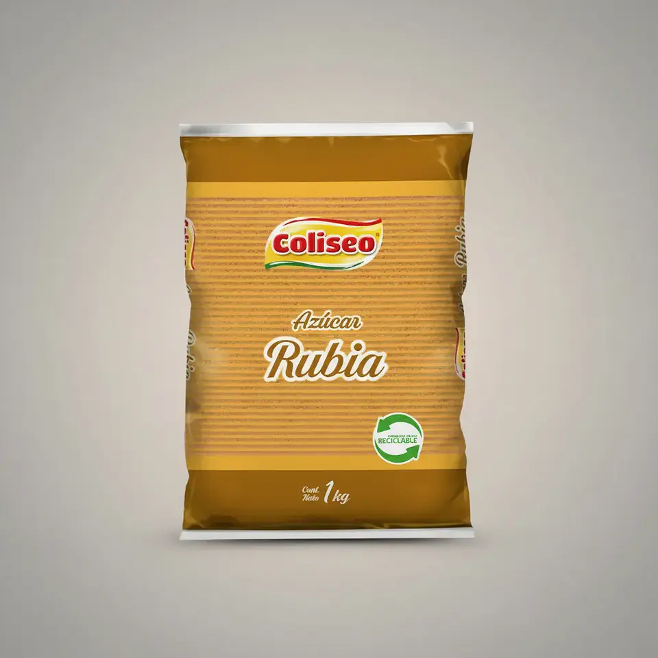 Azucar Rubia Granulada Coliseo Bolsa 1 Kg 5