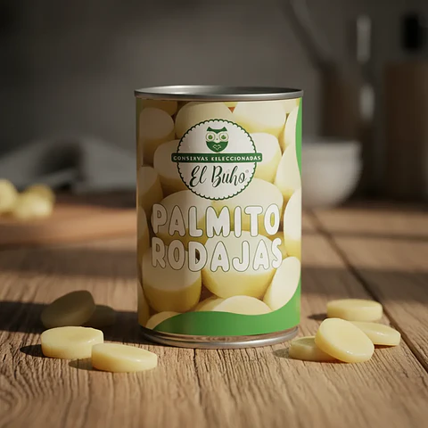 Palmito En Rodajas El Buho Lata 400gr
