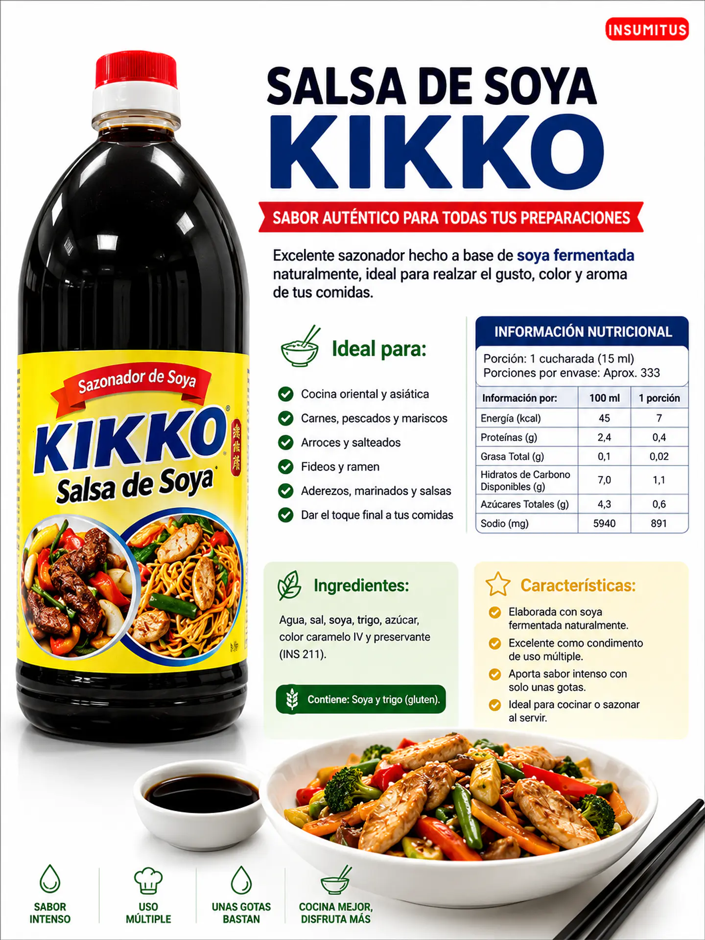 Salsa Soya Kikko Siyao Fermentación Natural Bidón 5 litros 2
