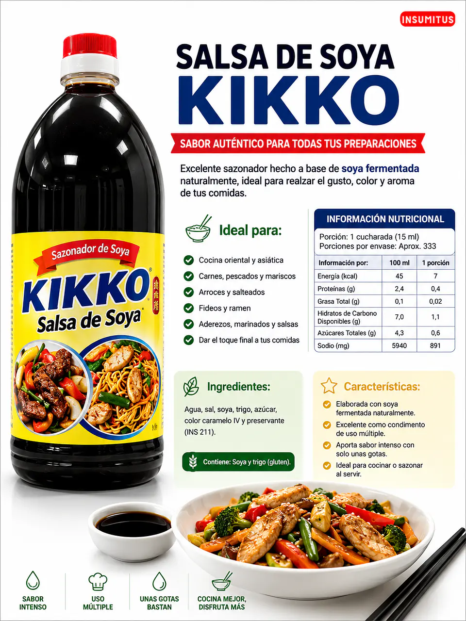 Salsa Soya Kikko Siyao Fermentación Natural Bidón 5 litros 2