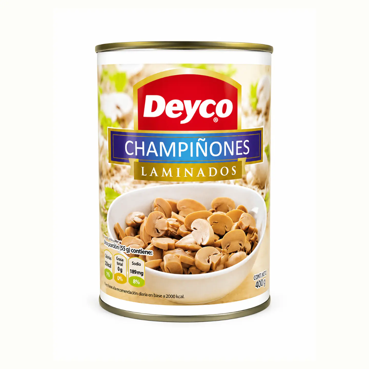 Champiñones Laminados Deyco Tarro 400g 1