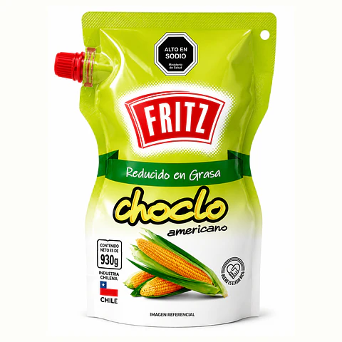 Salsa De Maiz Choclo Americano Fritz Bolsa 930gr
