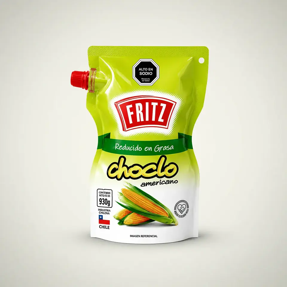 Salsa De Maiz Choclo Americano Fritz Bolsa 930gr 5