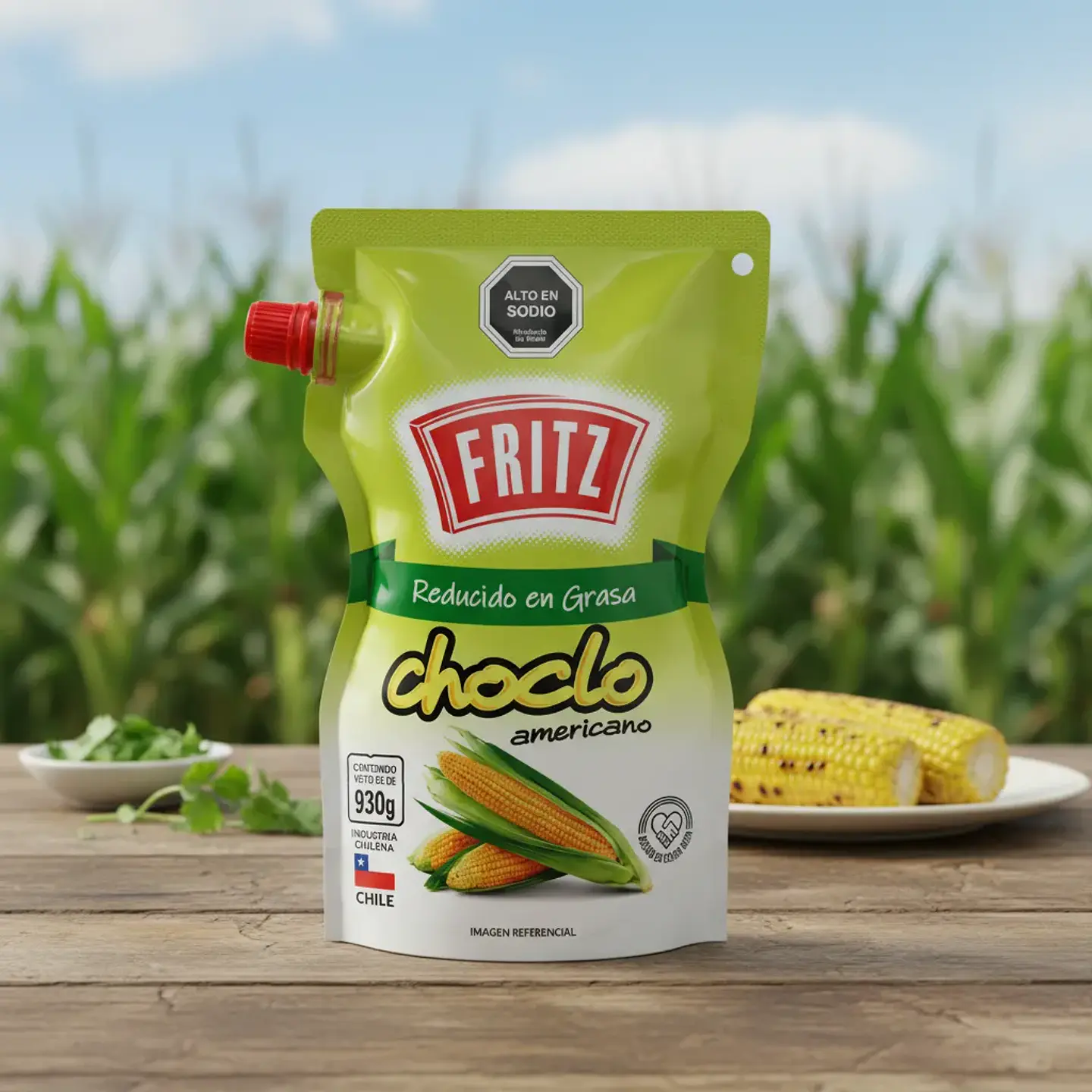 Salsa De Maiz Choclo Americano Fritz Bolsa 930gr 2