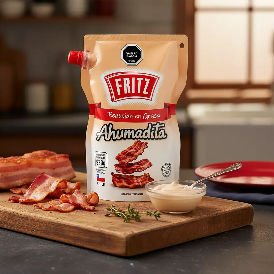 Ahumadita Salsa de Tocineta Fritz Bolsa 930gr 2