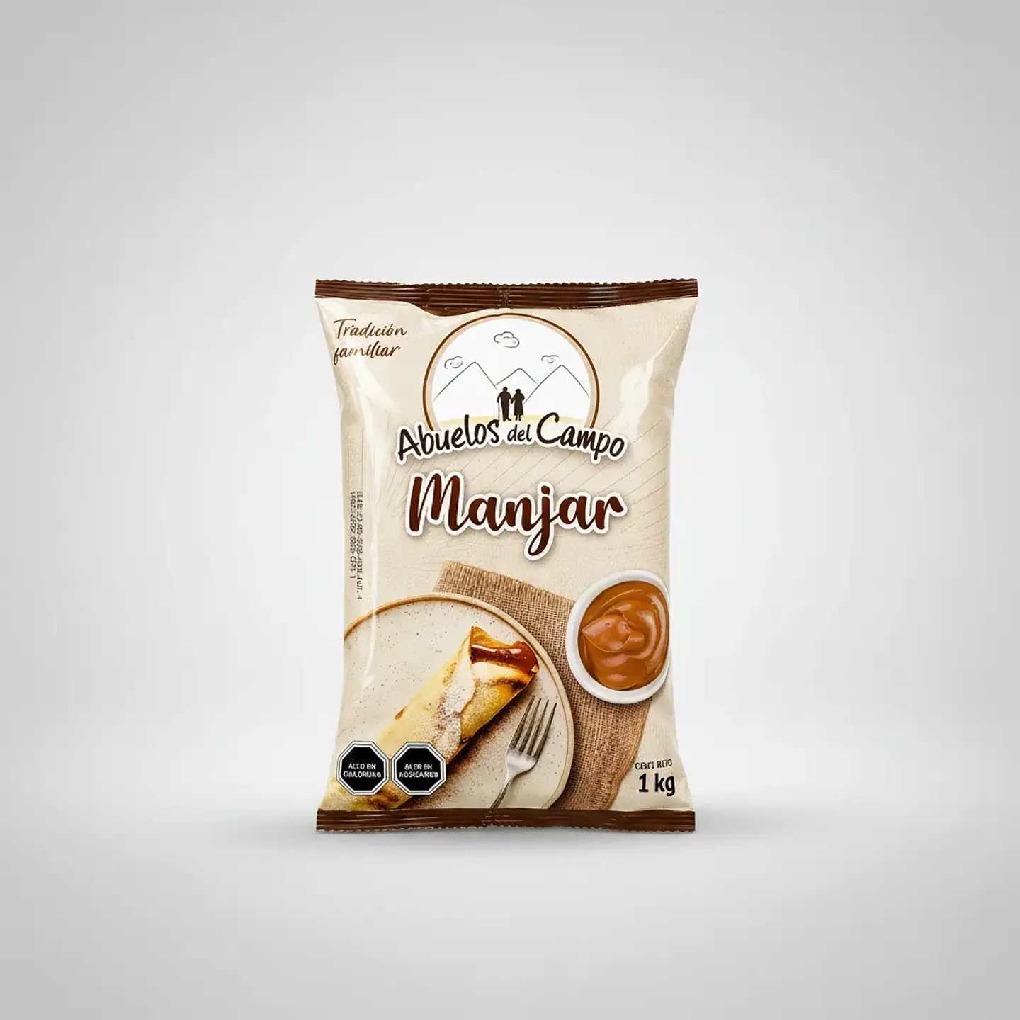 Manjar Abuelos Del Campo Tradicional Bolsa 1 Kg 5