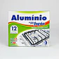 Pack 12 Unidades Papel Aluminio Protector De Cocina 27x27cm - Miniatura 2