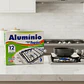 Pack 12 Unidades Papel Aluminio Protector De Cocina 27x27cm - Miniatura 5