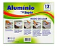 Pack 12 Unidades Papel Aluminio Protector De Cocina 27x27cm - Miniatura 7