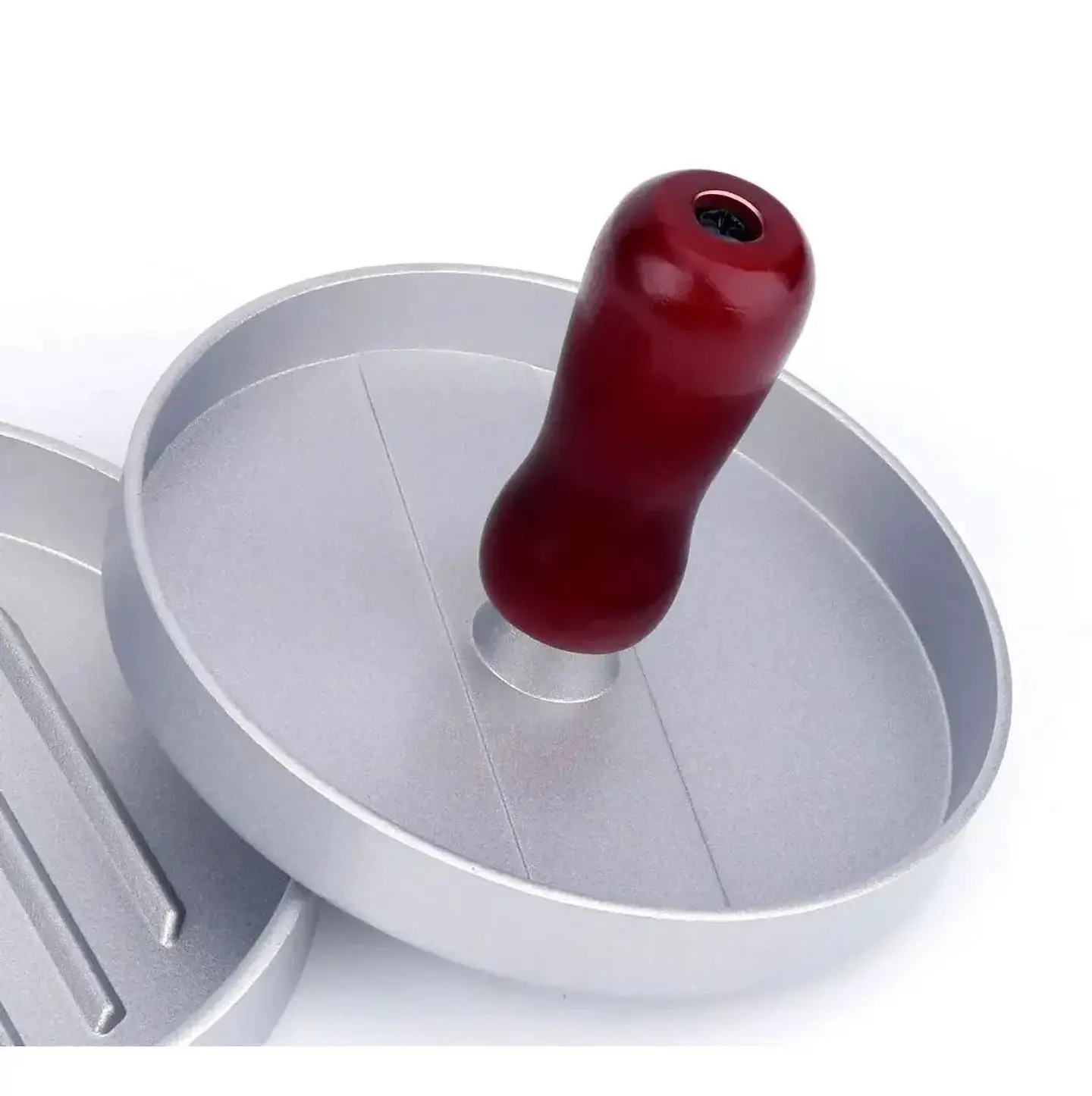 Prensa Para Hamburguesas Con Molde Antiadherente 12cm Tamaño 6