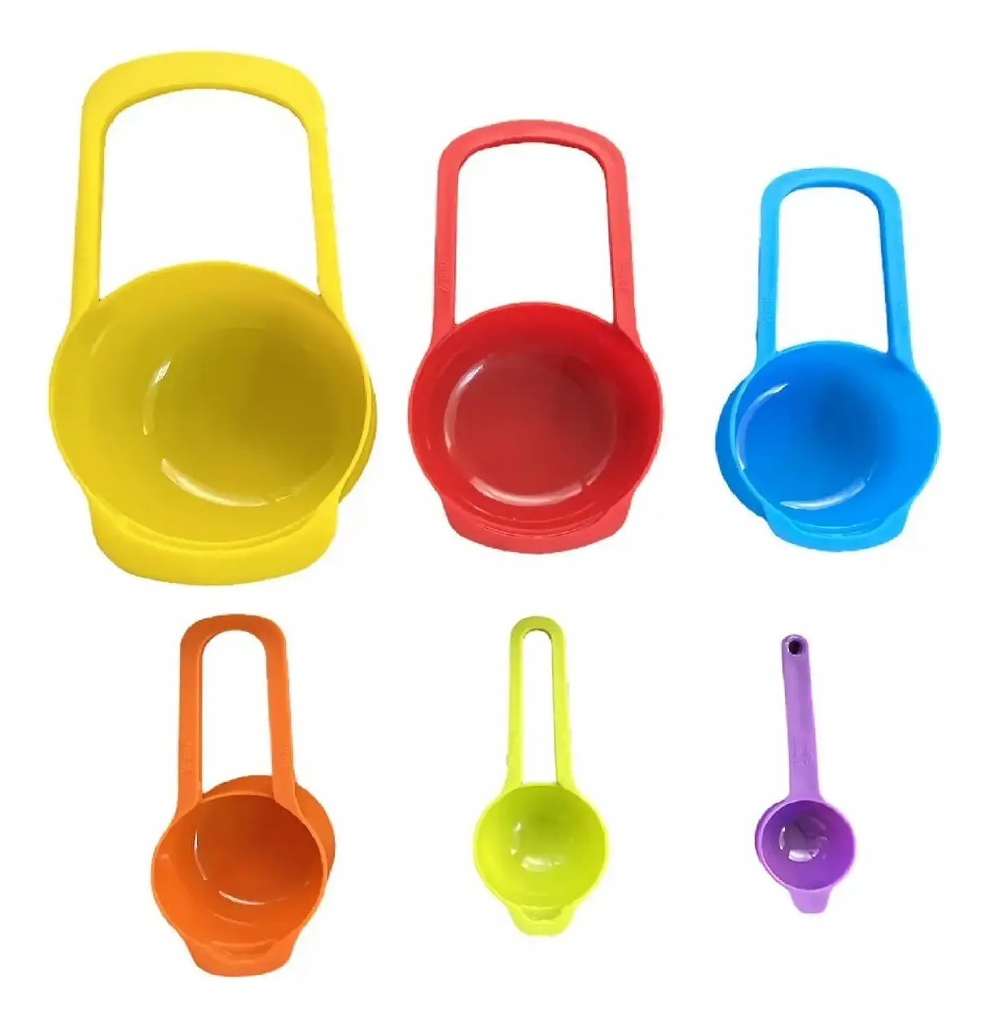 Set De 6 Cucharas Medidoras Para Reposteria Y Cocina 5