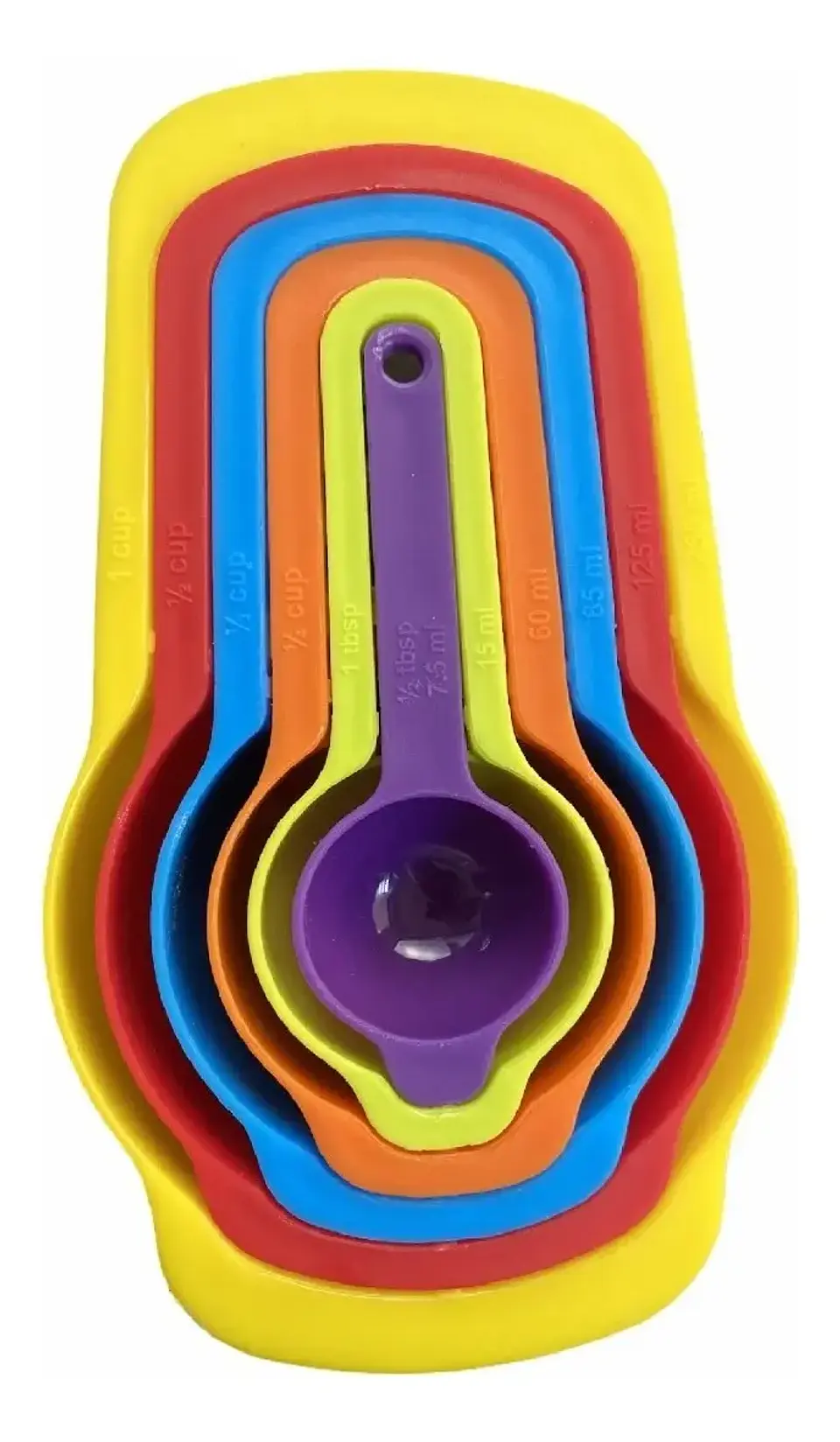 Set De 6 Cucharas Medidoras Para Reposteria Y Cocina 6