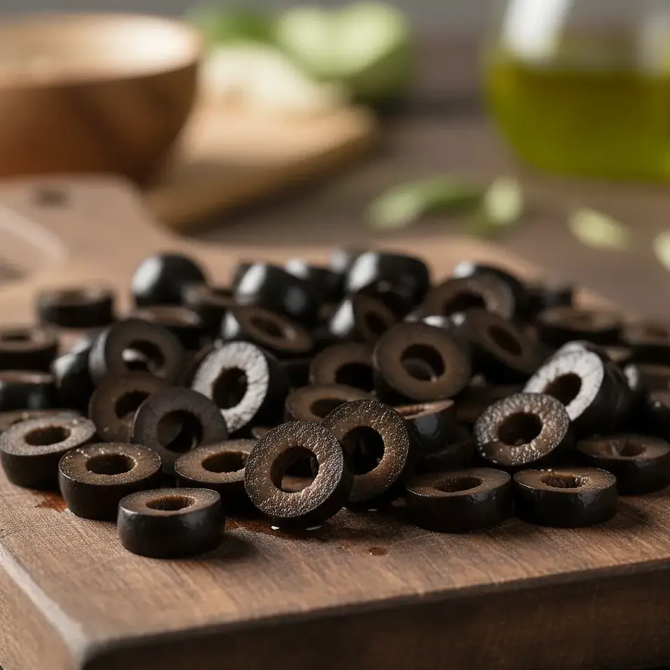 Aceitunas Negras Rebanadas Toledo Peso Neto Drenado 1kg 6