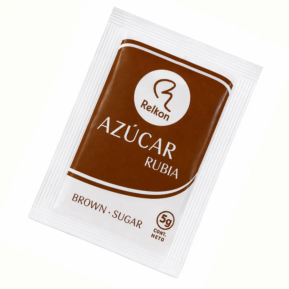 Azucar Rubia En Sachet (5gr x 100 Sobres)  1