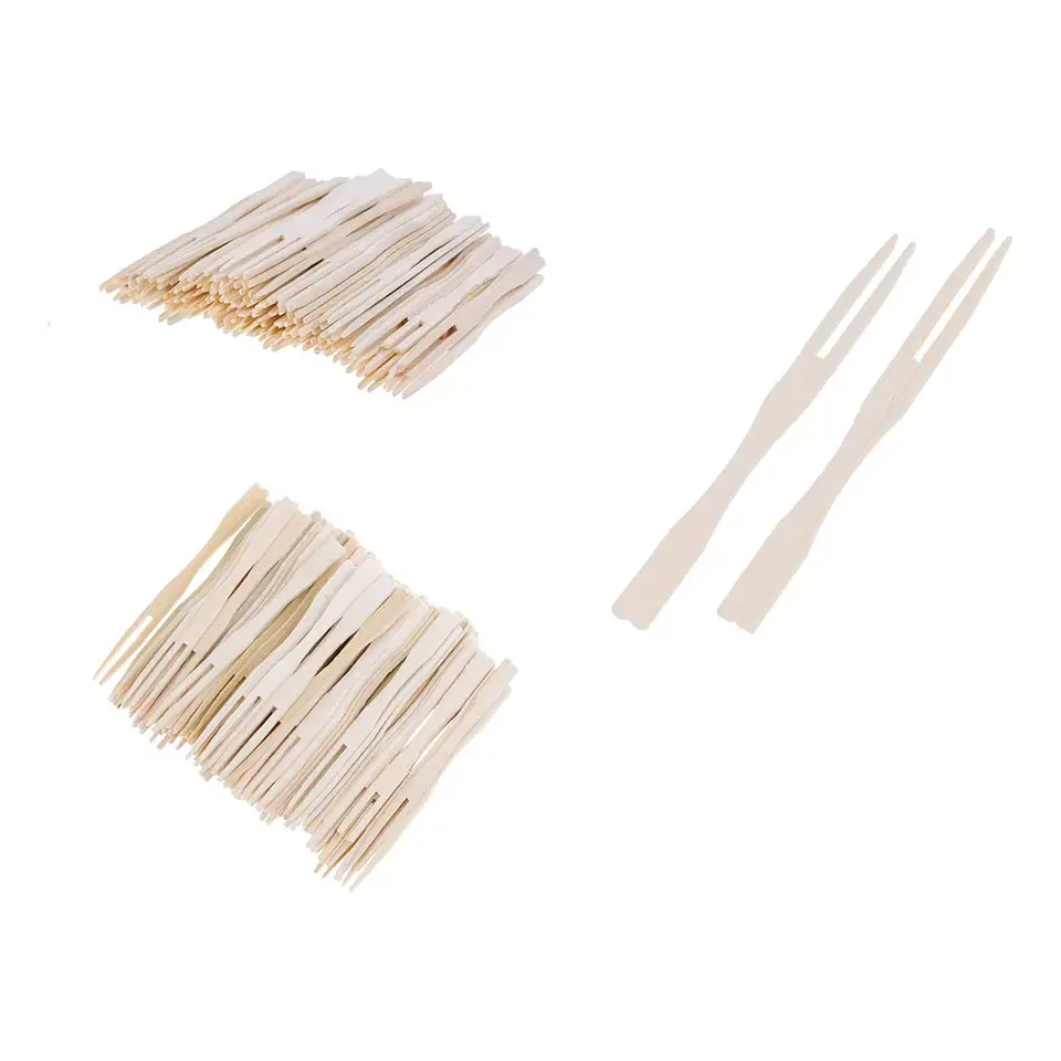 Pinchos para Coctel de Madera 12cm (100 Unidades) 1