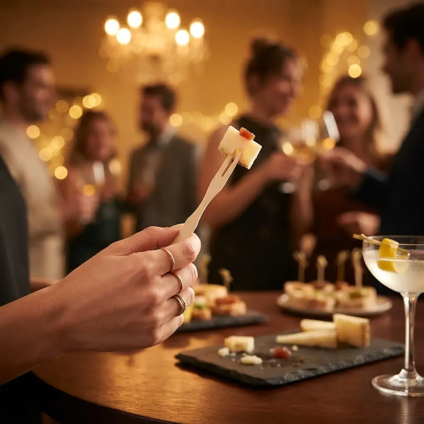 Pinchos para Coctel de Madera 12cm (100 Unidades) 5
