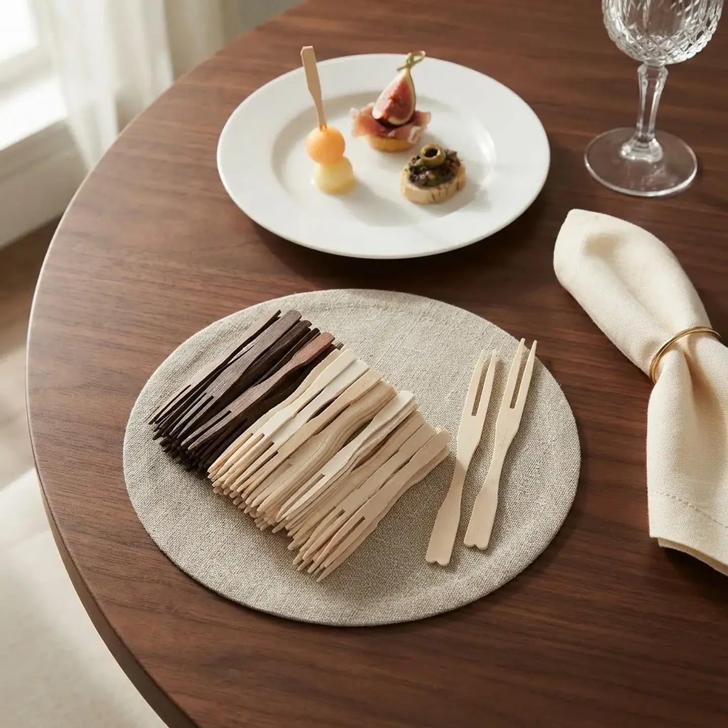 Pinchos para Coctel de Madera 12cm (100 Unidades) 8