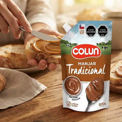 Manjar Tradicional Colun 800gr formato Doypack