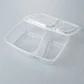 Contenedor Plastico Microondeable para Colaciones Con 2 Divisiones - 50 unidades - Miniatura 5