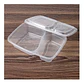 Contenedor Plastico Microondeable para Colaciones Con 2 Divisiones - 50 unidades - Miniatura 7