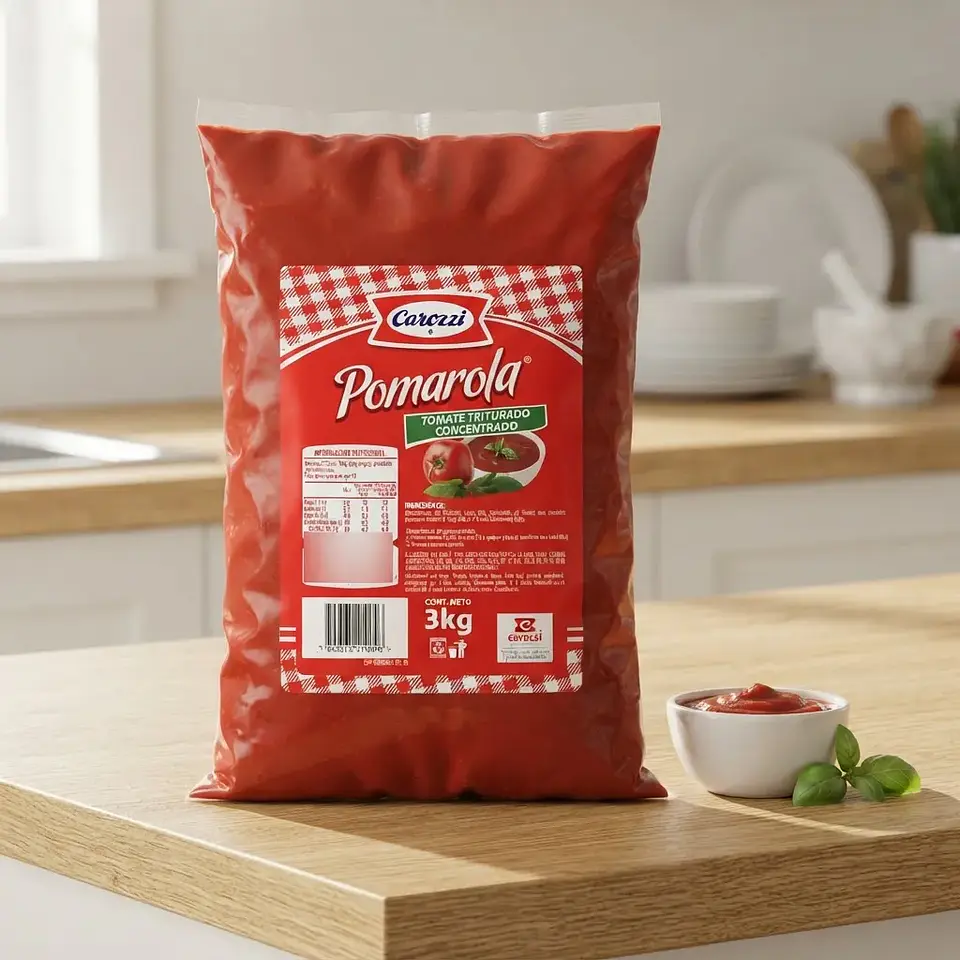 Tomate Tritutaro Concentrado Pomarola Carozzi Bolsa 3kg 4