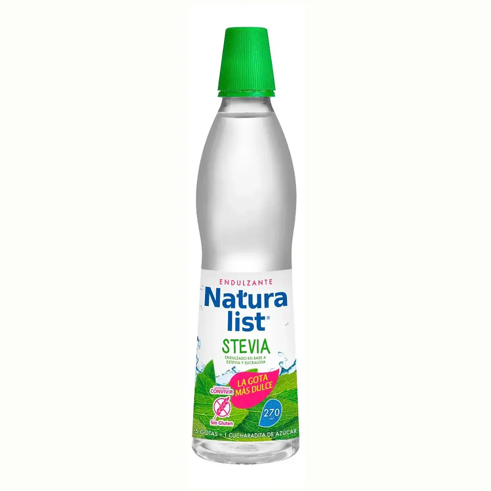 Endulzante Liquido Naturalist Stevia Y Sucralosa 270ml 1