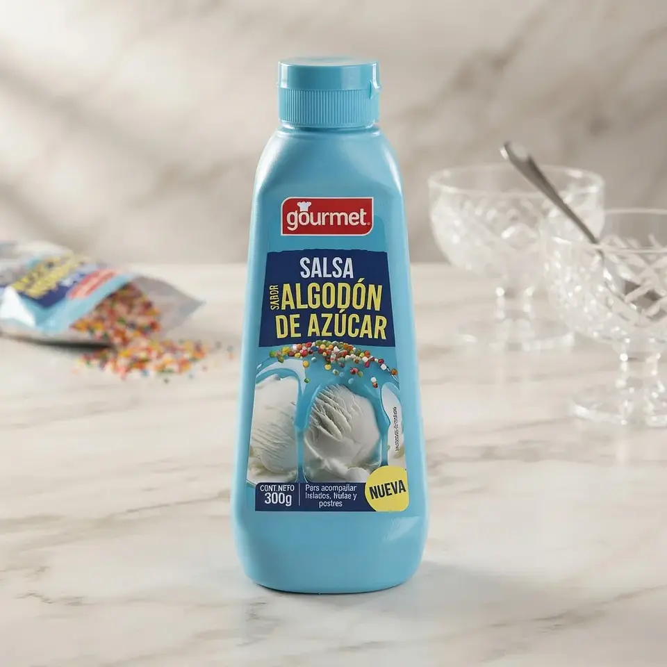 Salsa Algodón De Azúcar Botella De 300gr 4