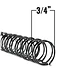 Anillos Metálicos Paso 2:1 para Encuadernación | Pack 10 unidades - Miniatura 2