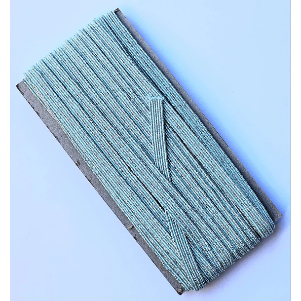 Elástico plano 5mts. 6mm Glitter 1