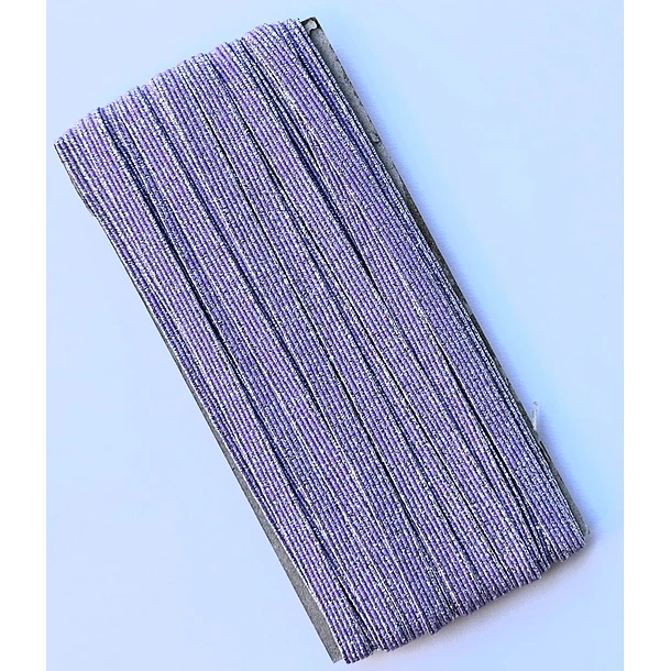 Elástico plano 5mts. 6mm Glitter 3