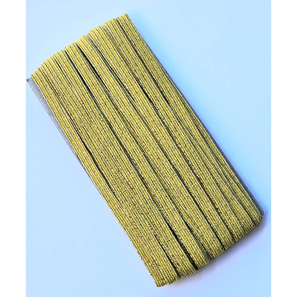 Elástico plano 5mts. 6mm Glitter 5