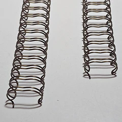 Anillo metálico 12mm paso 3:1  - bronce