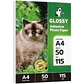 Papel Fotográfico Adhesivo A4 Antióxido Mate y Glossy | 115, 128 y 135 gsm - Miniatura 3