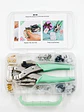 Set Ojetilladora Manual con Ojetillos para Encuadernación y Manualidades - Miniatura 3