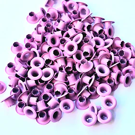 Ojetillos/Eyelets Metálicos 4mm Colores- Mayorista - Rosa