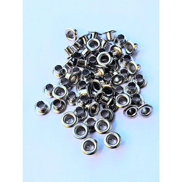 Ojetillos/Eyelets Metálicos 4mm Colores- Mayorista 9