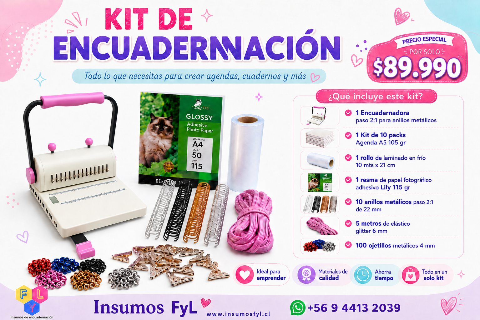 Kit Encuadernación Emprende