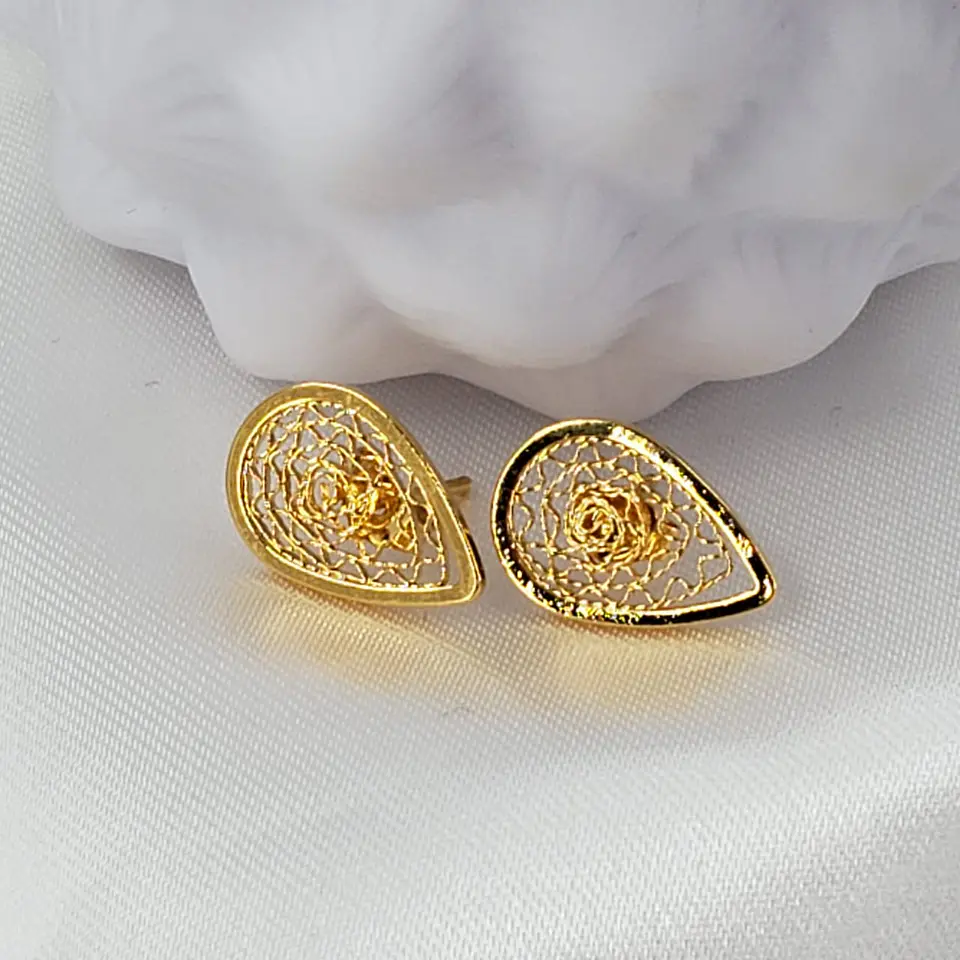 TOPO GOTA TEJIDA BAÑO DE ORO  1