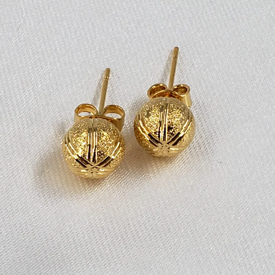 TOPO BALIN GRABADO BAÑO DE ORO AT0089 1