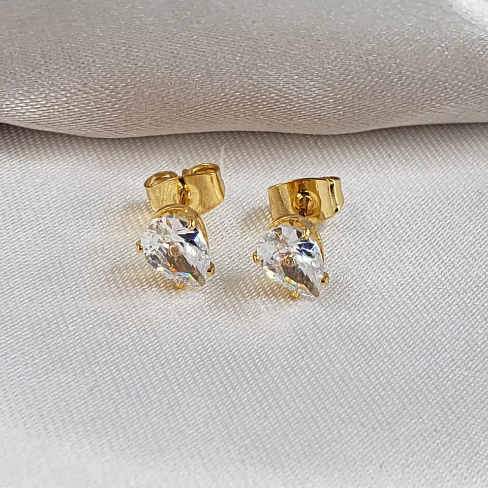 TOPO GOTA ZIRCÓN BAÑO DE ORO  1