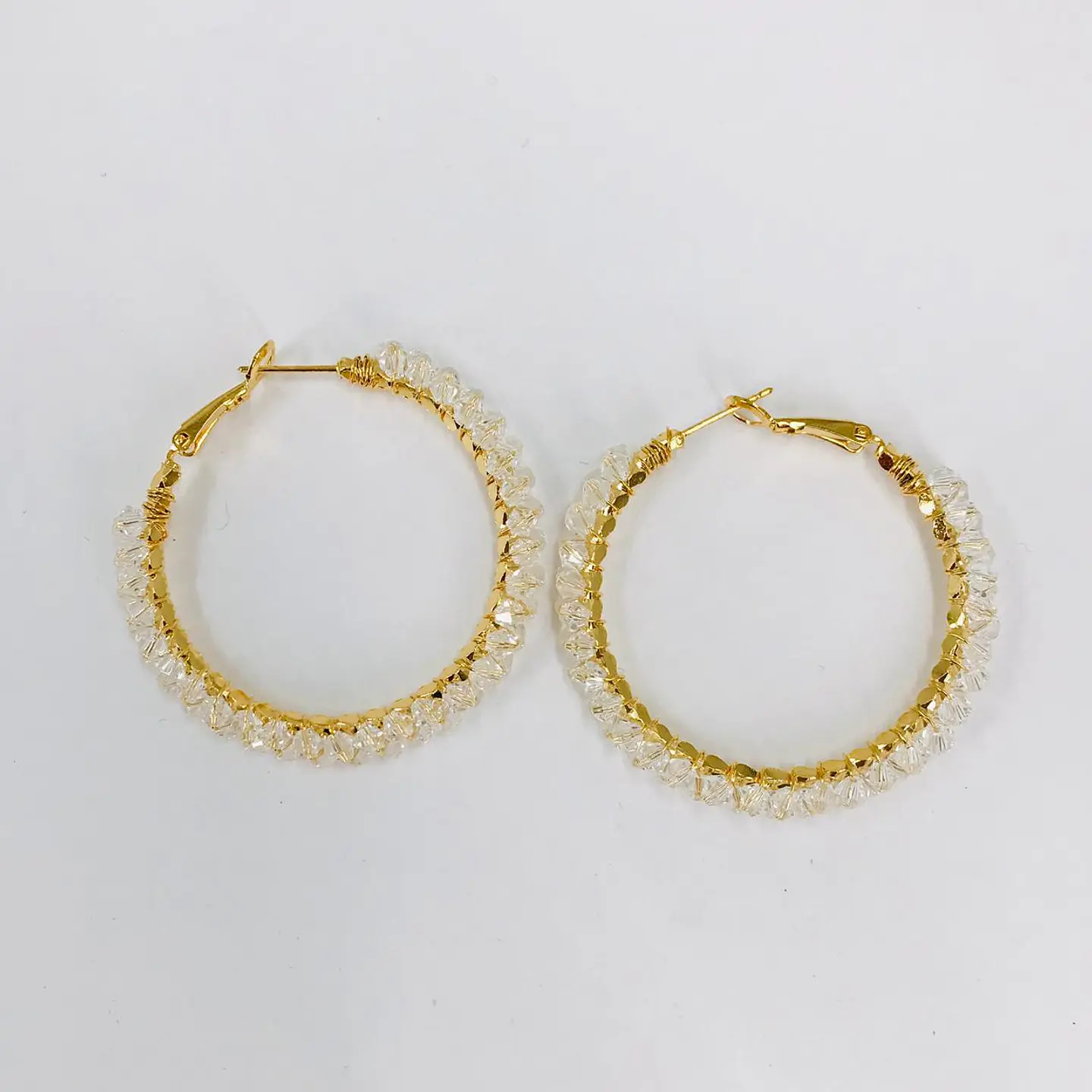 CANDONGA GRANDE CON CRISTAL BAÑO DE ORO  1