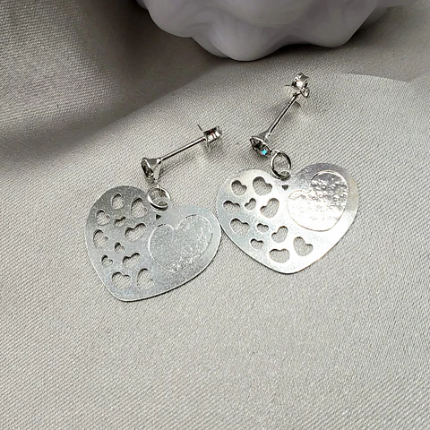 ARETE CORAZON GRANDE GRABADO 