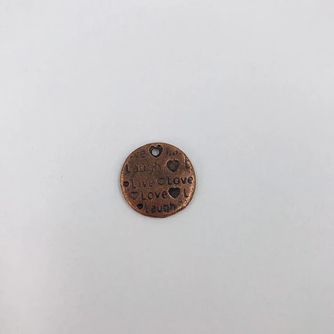 DIJE MONEDA LOVE EN ZAMAK