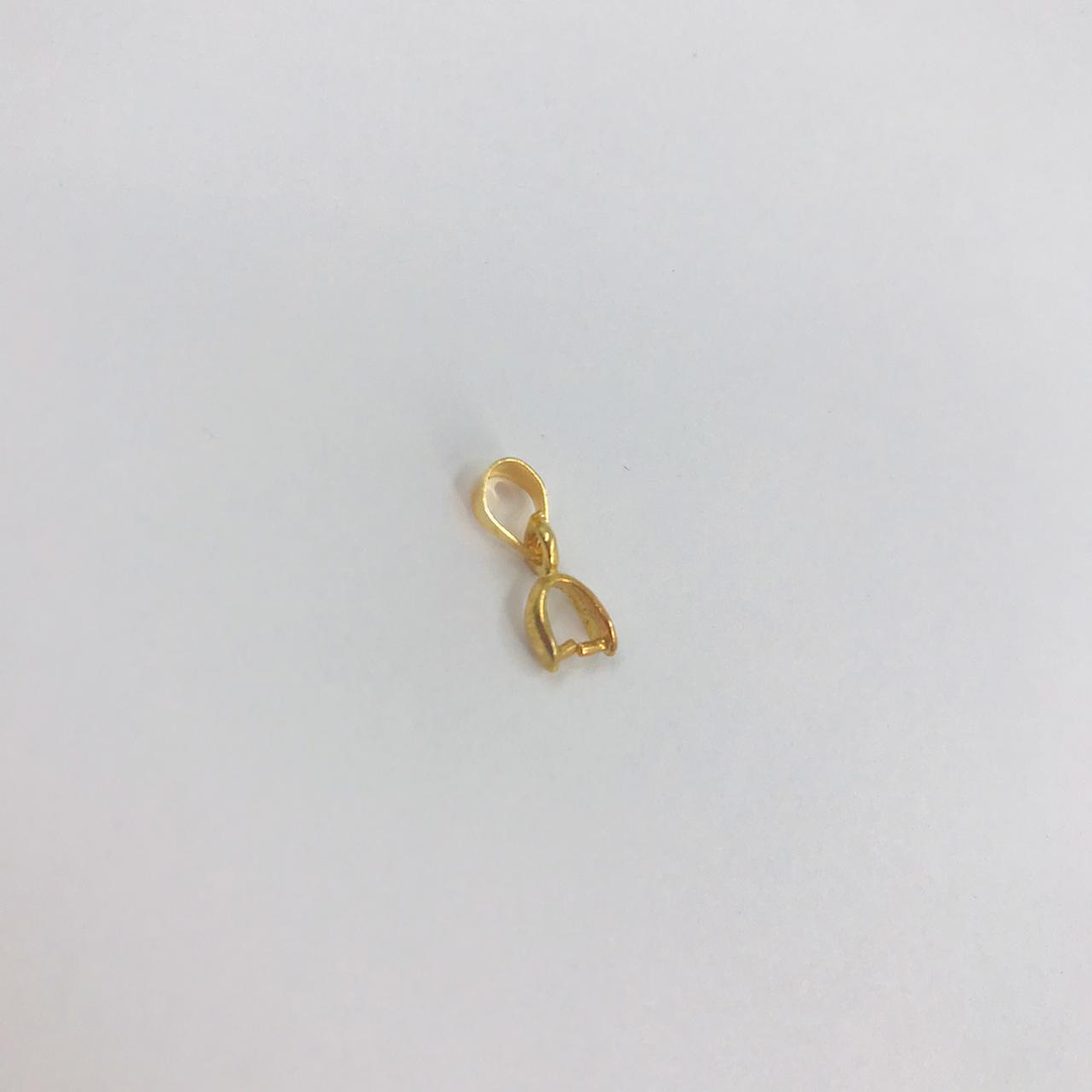 PORTA DIJE PEQUEÑO DORADO  1