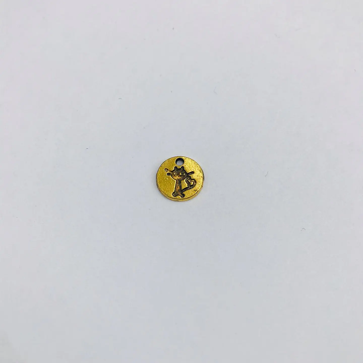 DIJE MONEDA GATO CRUNA40-2 1