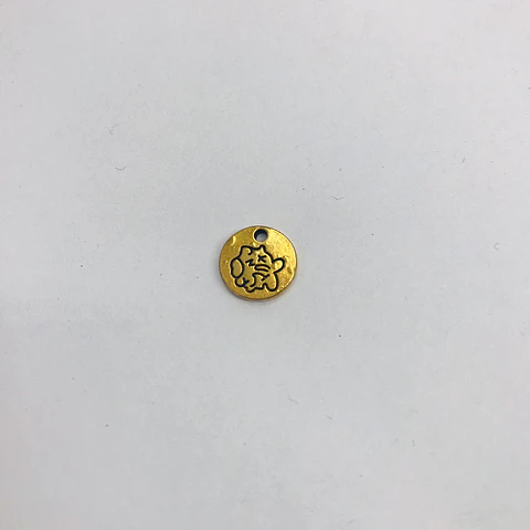 DIJE MONEDA PEZ PINTADO ZAMAK CRUNA40-11