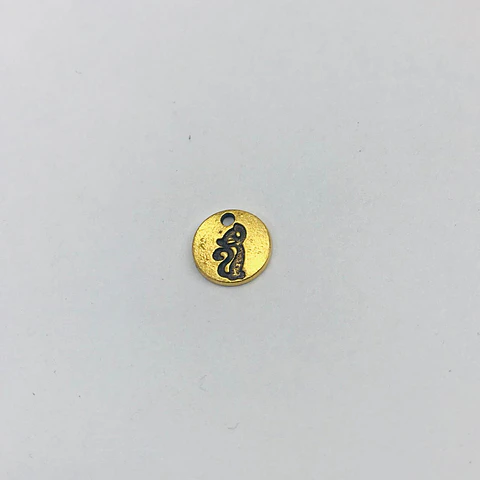 DIJE MONEDA GATO CRUNA40-14