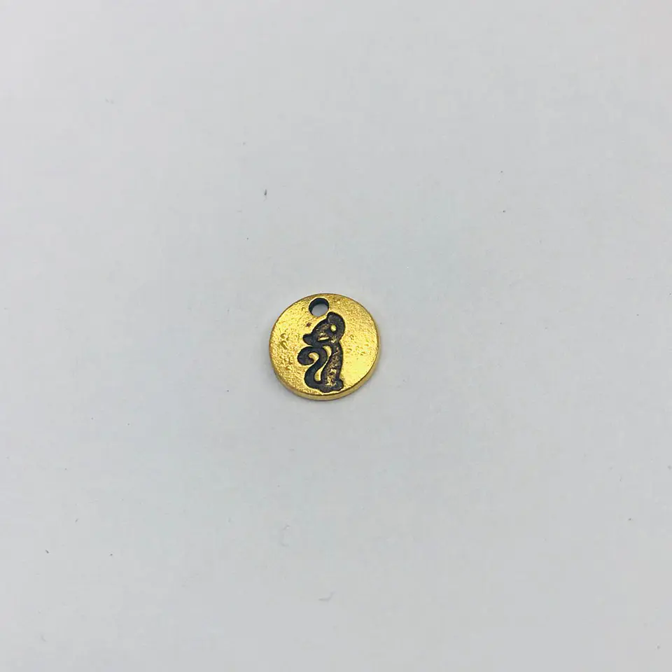 DIJE MONEDA GATO CRUNA40-14 1