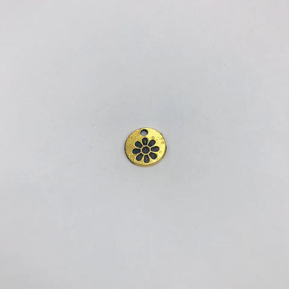 PLACA MONEDA FLOR CRUNA40-1 1